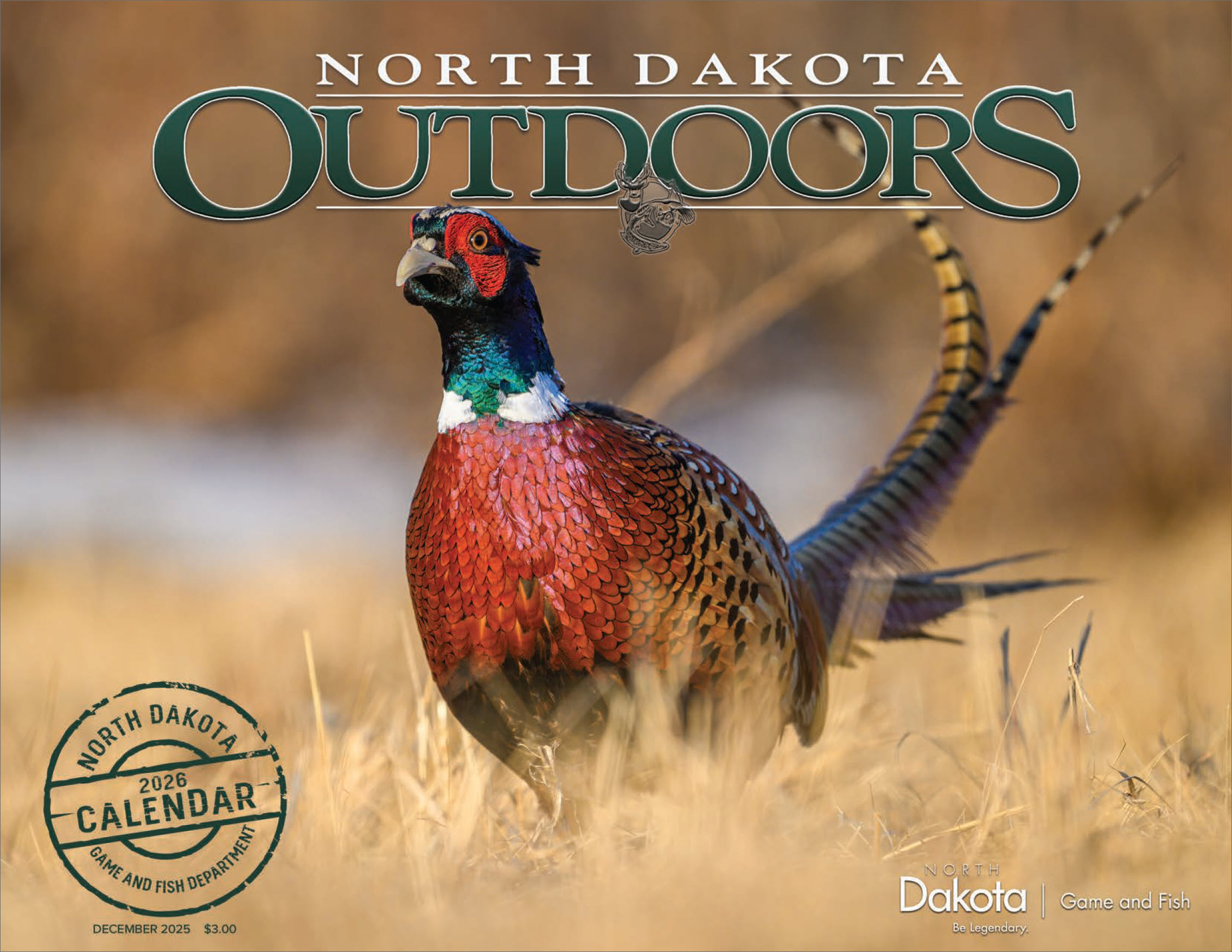 2026 North Dakota Outdoors Calendar North Dakota Game And Fish 2026 Outdoors Calendar Cover 